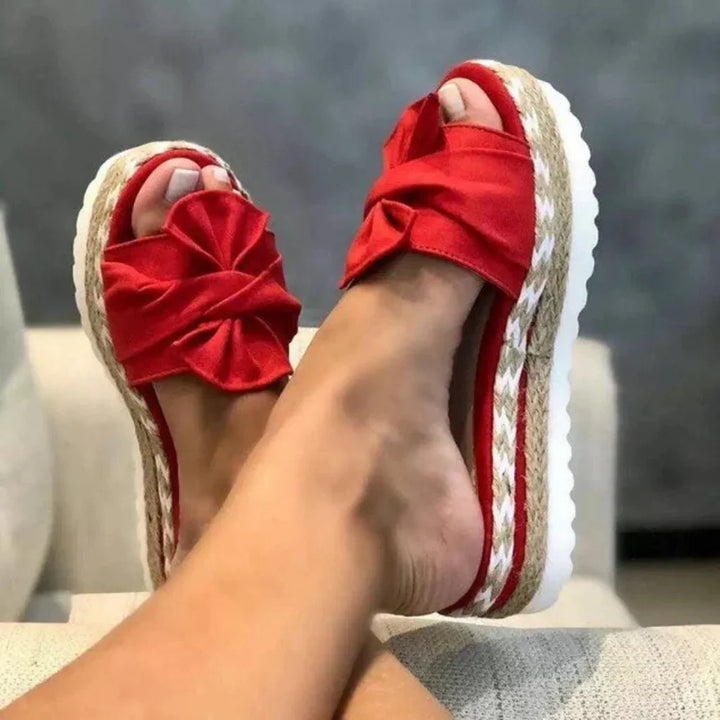 Nadine | Dame Forår Sløjfe Slip-On Sandaler