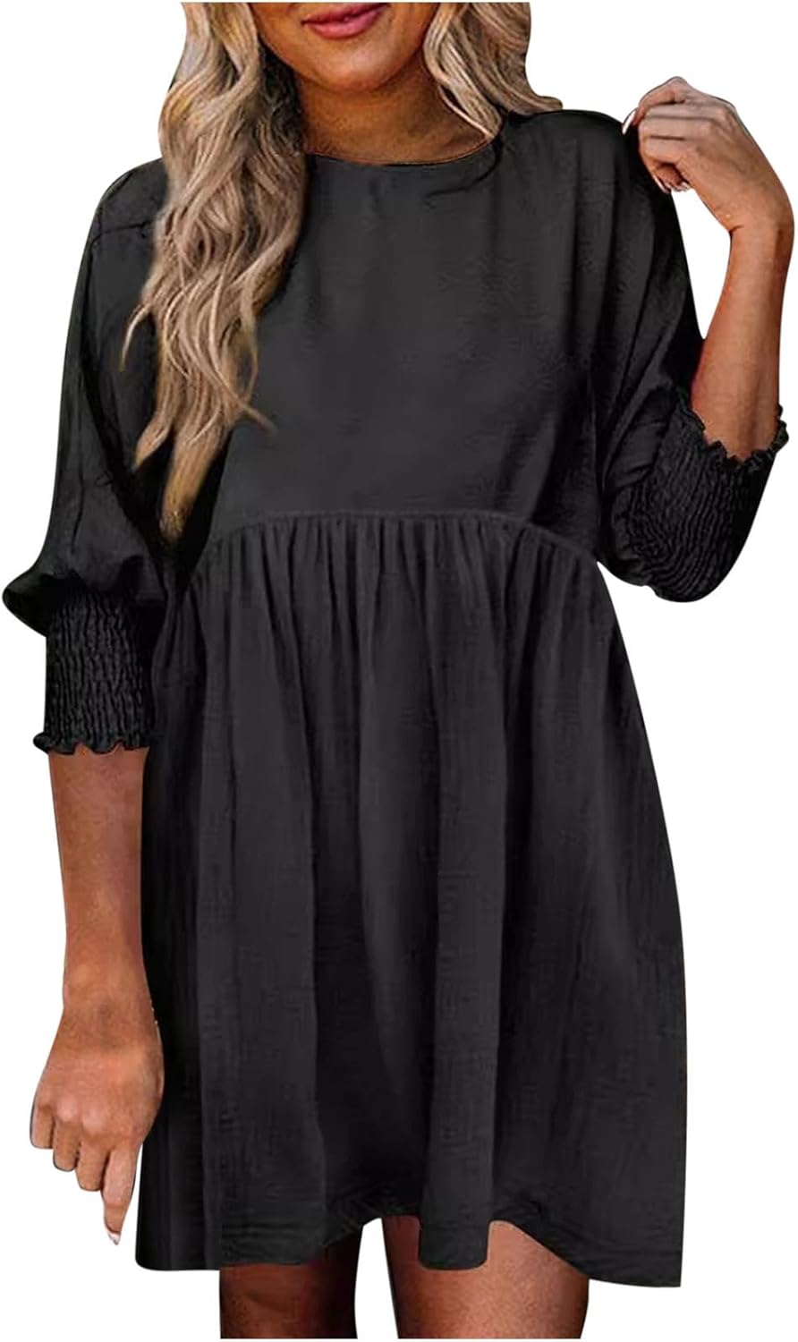Evelyn™ | Rynket Sommerkjole