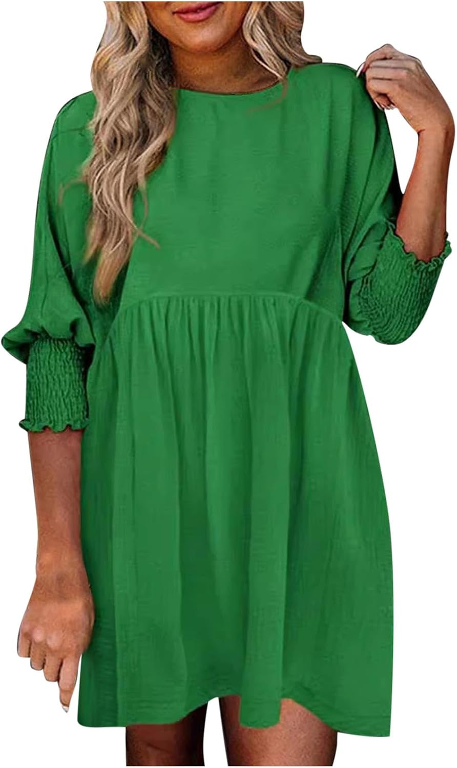 Evelyn™ | Rynket Sommerkjole