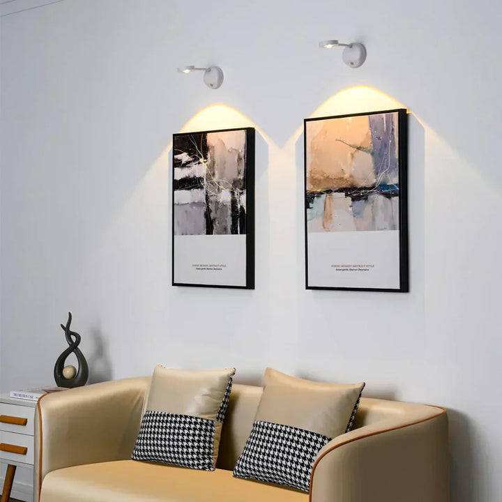 Genopladelig LED Væglampe med Bevægelsessensor og Dæmpning