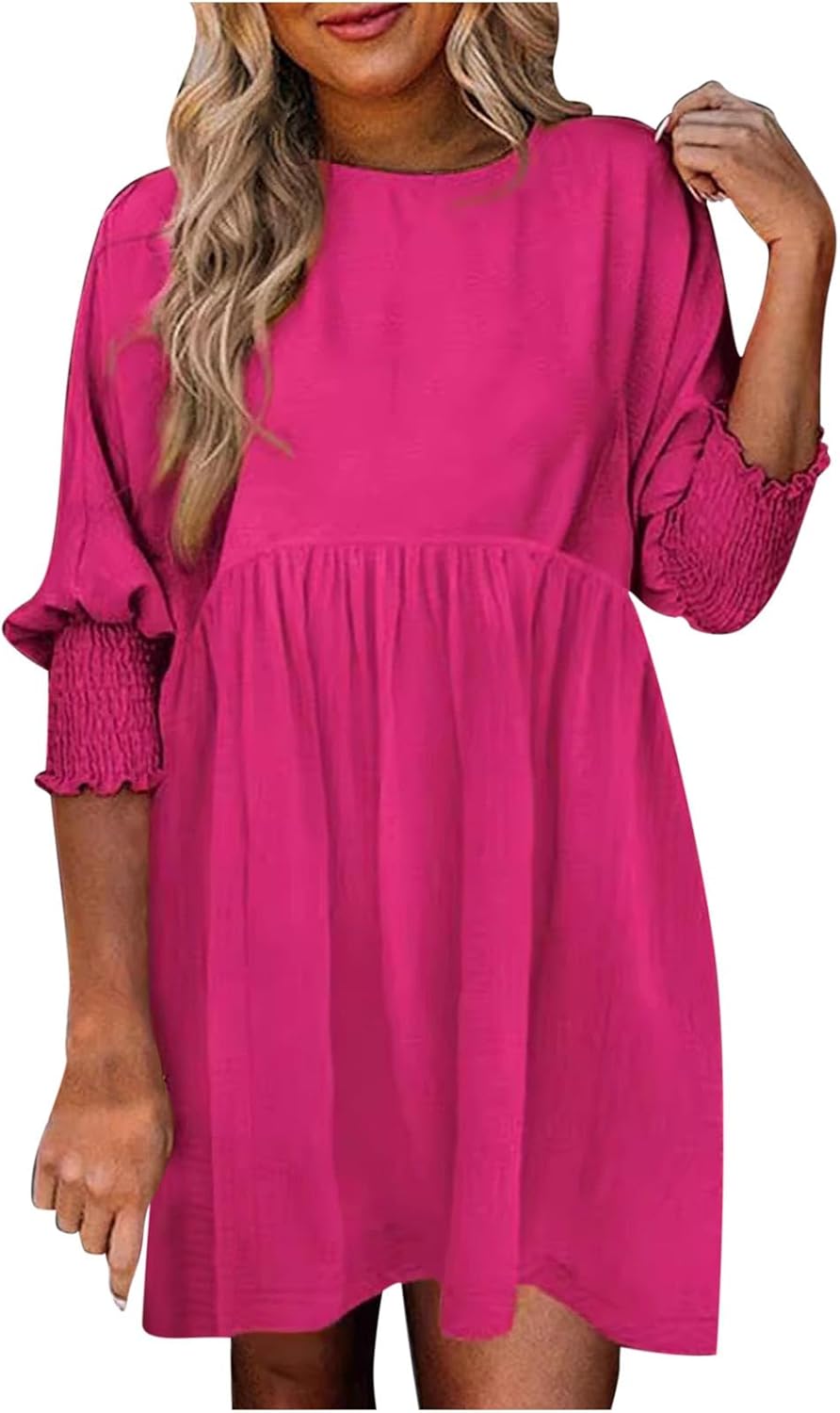 Evelyn™ | Rynket Sommerkjole