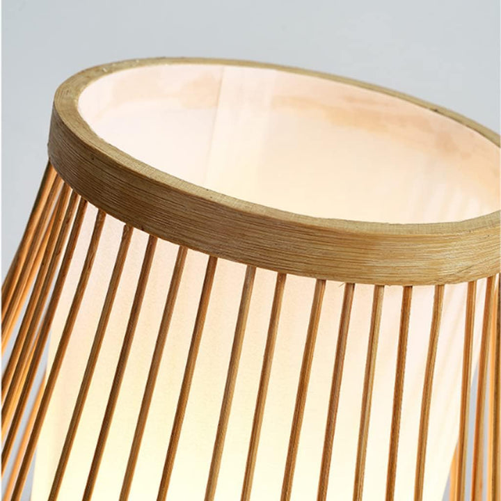 Bambus Bordlampe med Blødt Ambient Lys