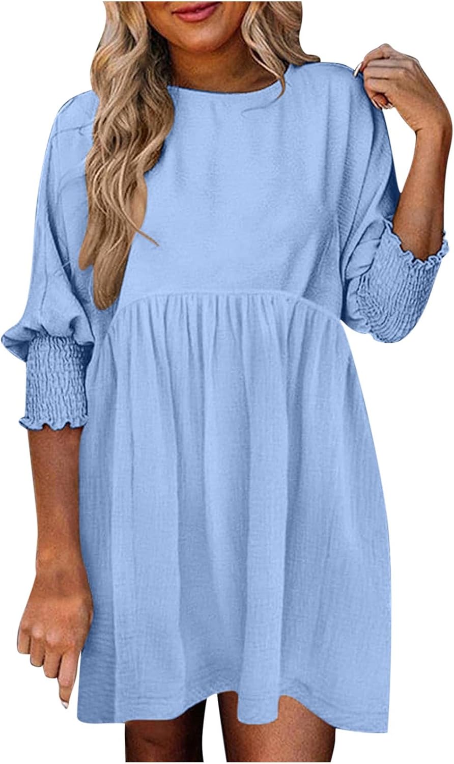 Evelyn™ | Rynket Sommerkjole