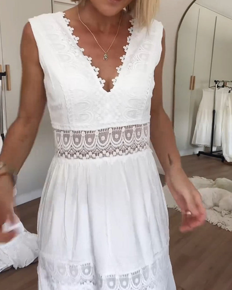 Liberty | Kvinders Wrap Boho Flowy Draperet Kjole