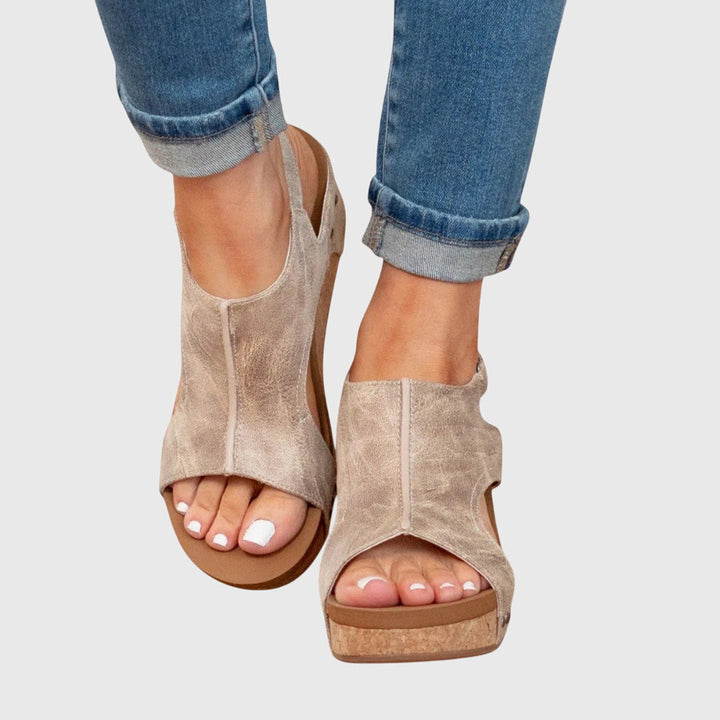 Greta | Dame Orthopædisk Platform Sandaler