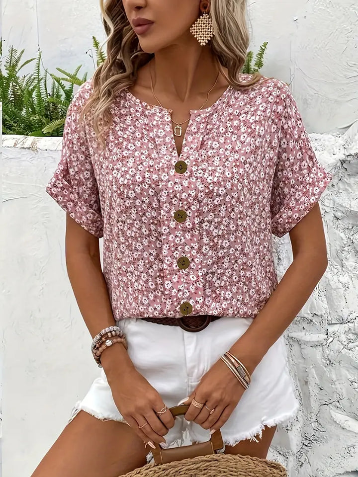 Verna™ | Stilfuld Blomster Bluse