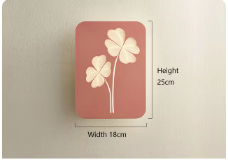 Minimalistisk LED Væglampe i Aluminium og Akryl