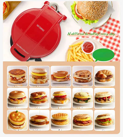 Manuel Non-Stick Burgerpresse i ABS-plastik