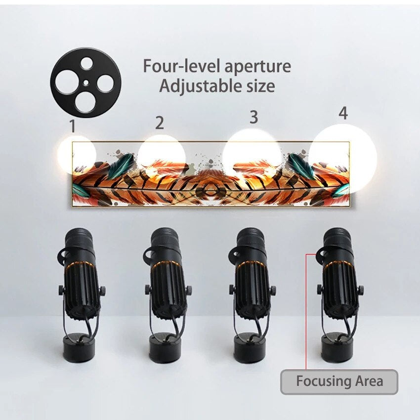 Justerbar Dæmpbar LED Loftlampe i Børstet Nikkel