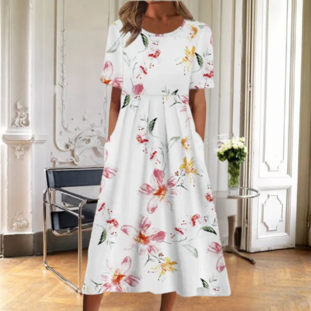 Ruby™ | Blomstret Kjole