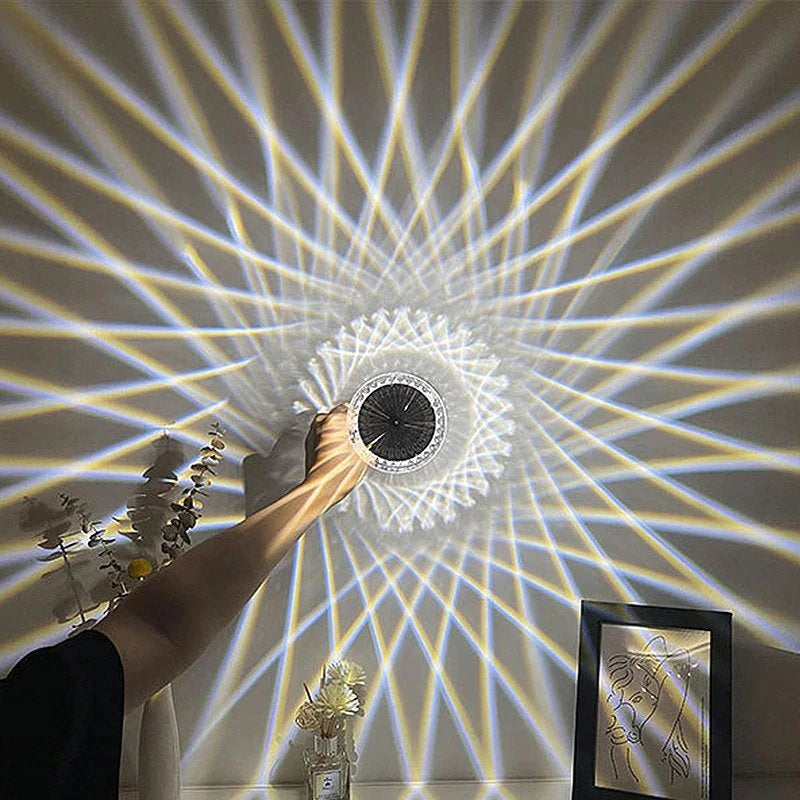 Berøringskontrol Krystal Bordlampe med RGB Lys