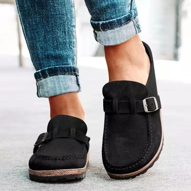 Kirsten | Damernes Slip-On Loafer med Spænde