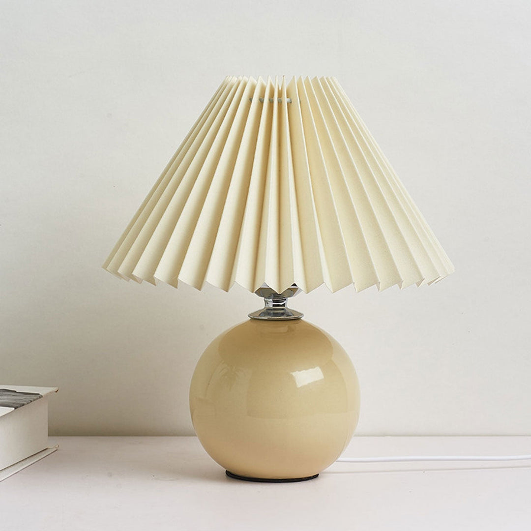 Moderne Keramisk Bordlampe i Flere Farver