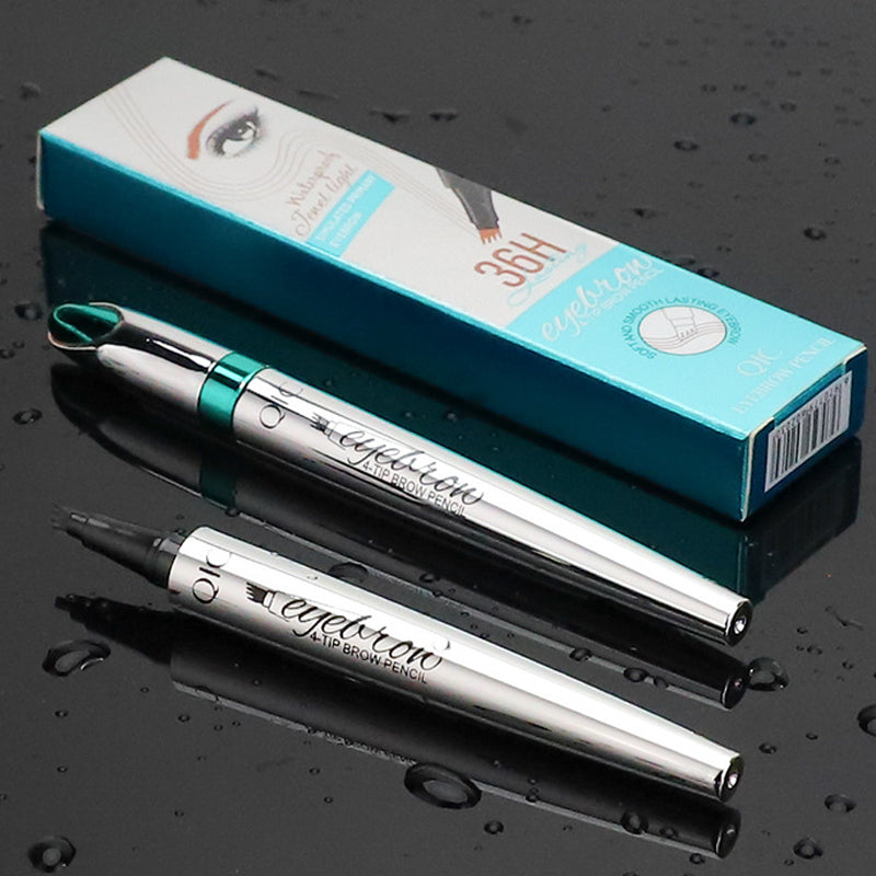 3D Vandtæt Microblading Øjenbrynsblyant med 4-Spids Design