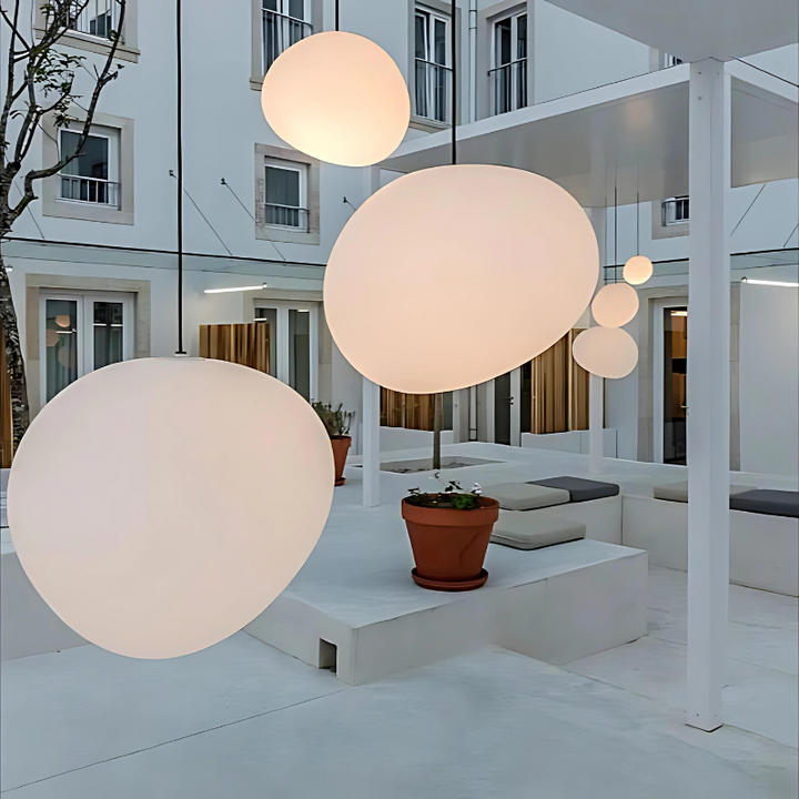 Glas Pebble Pendel Lys med Moderne Design