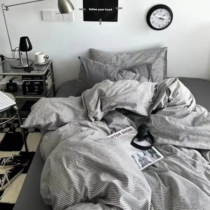 Skandinavisk Dynebetræk Sæt i Polyester med Puder