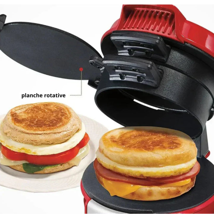 Manuel Non-Stick Burgerpresse i ABS-plastik