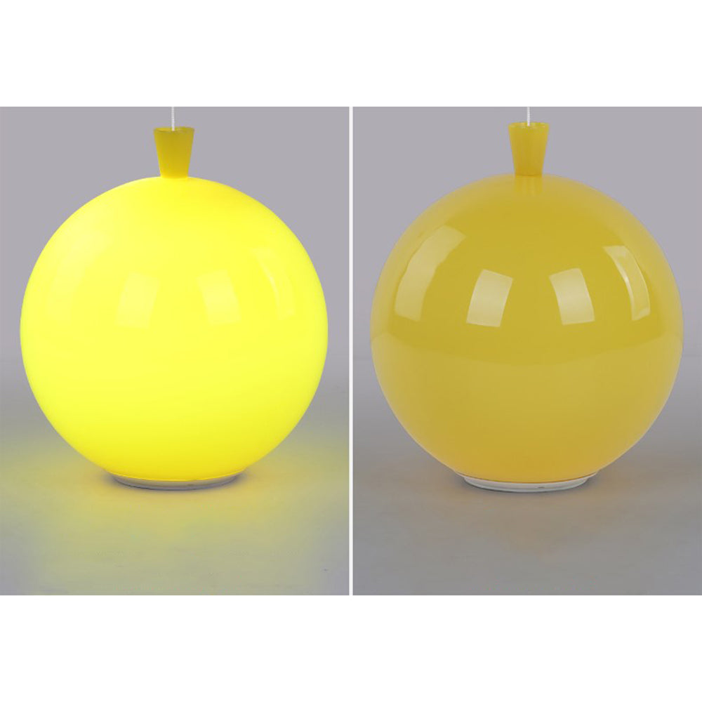 Moderne Rund LED Loftlampe i Hvid Akryl