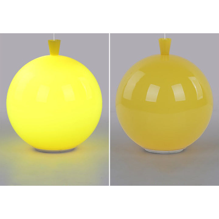 Moderne Rund LED Loftlampe i Hvid Akryl