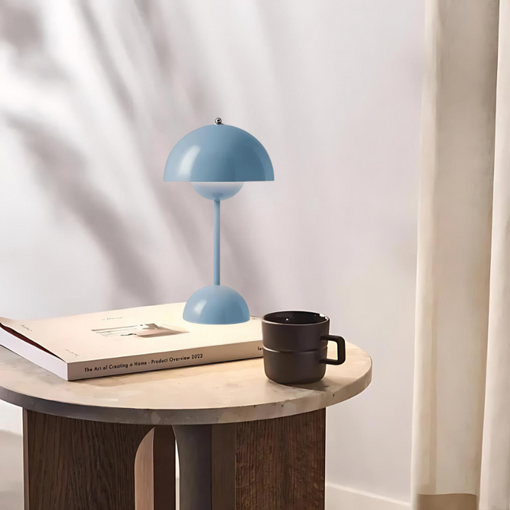 Genopladelig Touch Control Svampelampe med Blødt LED-lys