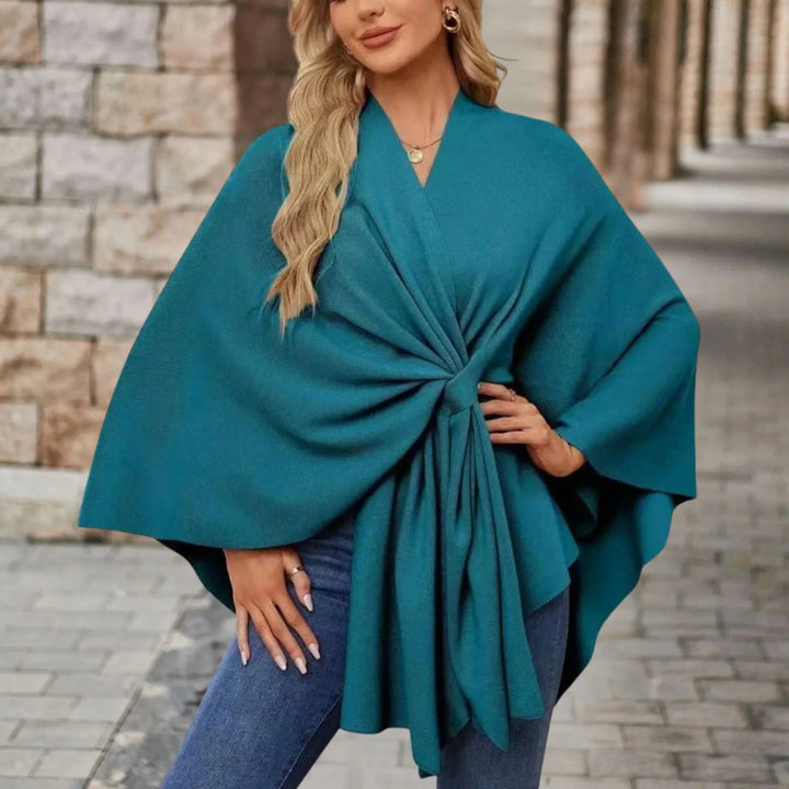 Briana™ | Elegant Draperet Poncho