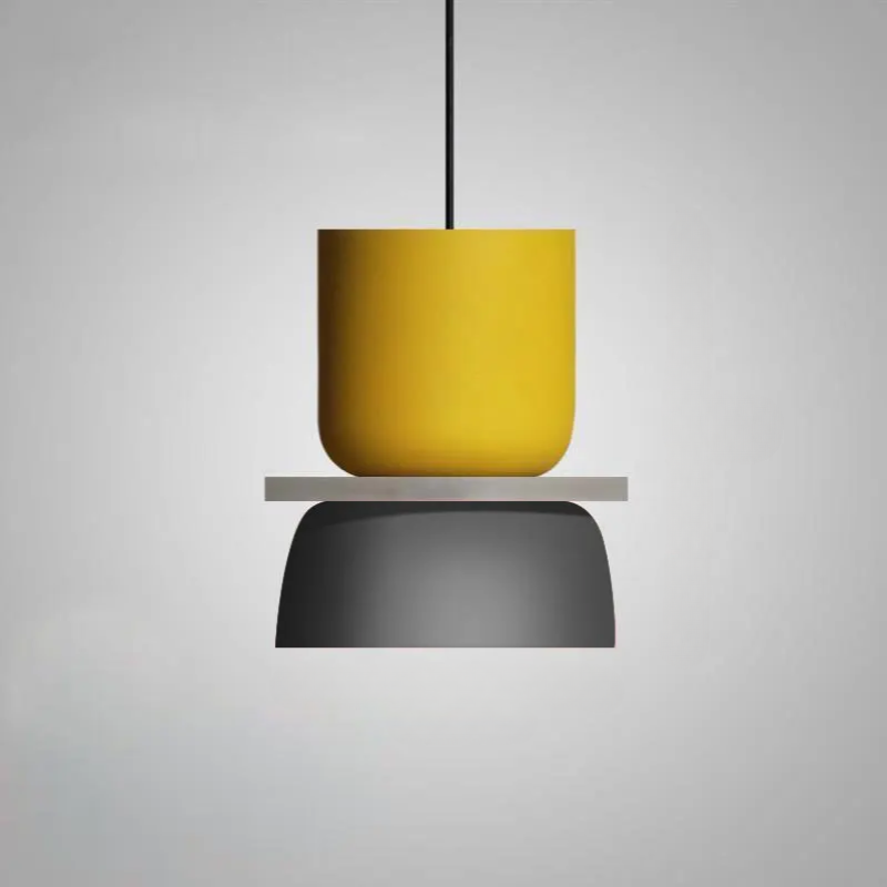 Multifarvet Macaron Pendellampe i Nordisk Design