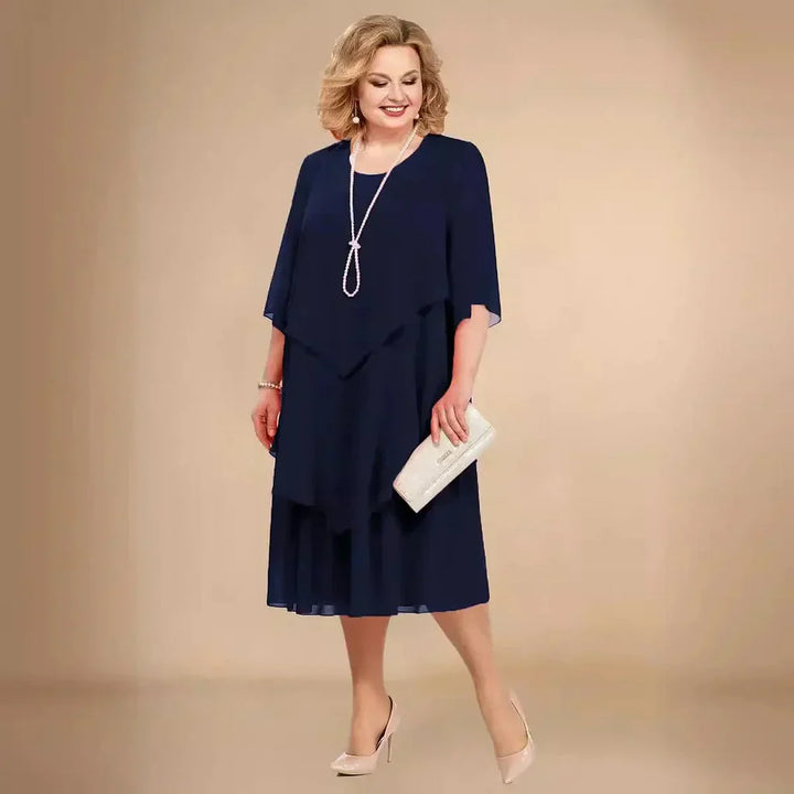 Ellen™ | Elegant Chiffonkjole