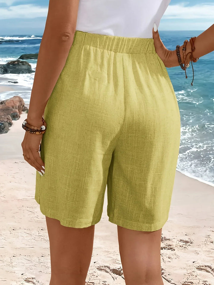 Whitney™ | Komfortable Shorts Med Knapper