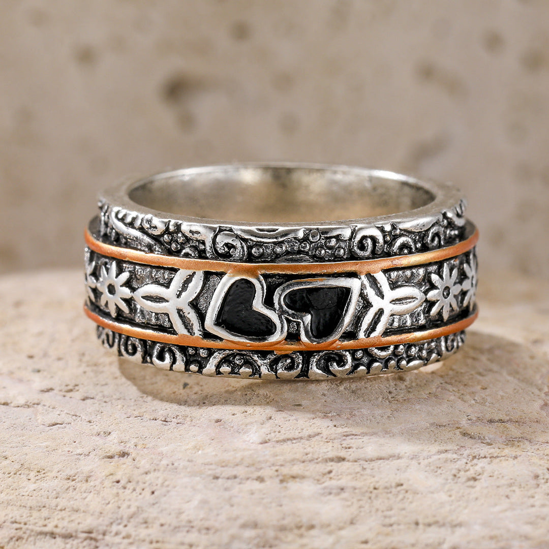 Graveret Sølv Heritage Ring