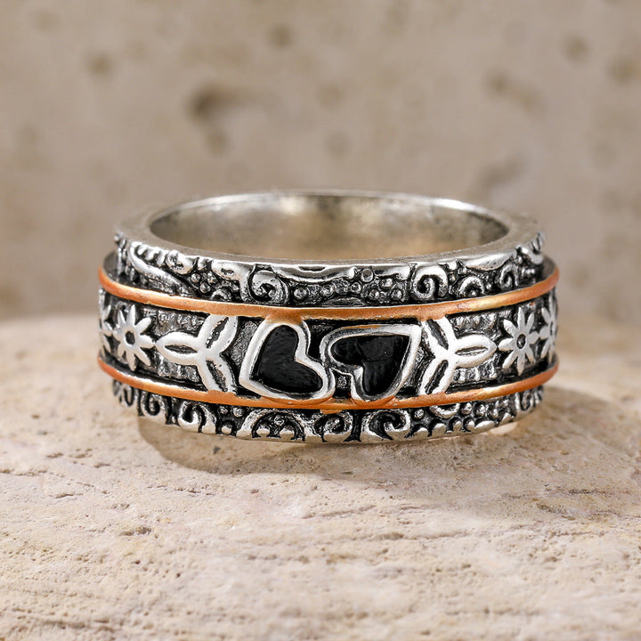 Graveret Sølv Heritage Ring