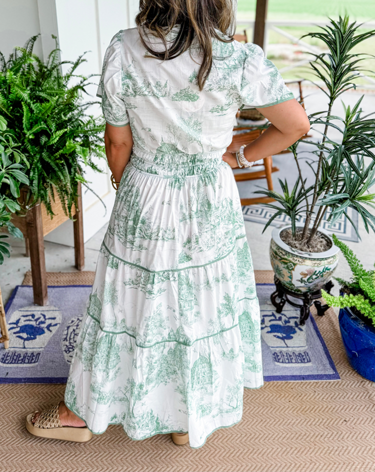 Camille™ | Klassisk Toile Maxi