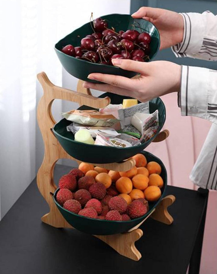 Multi-Tier Frugtstand i Holdbart Metal