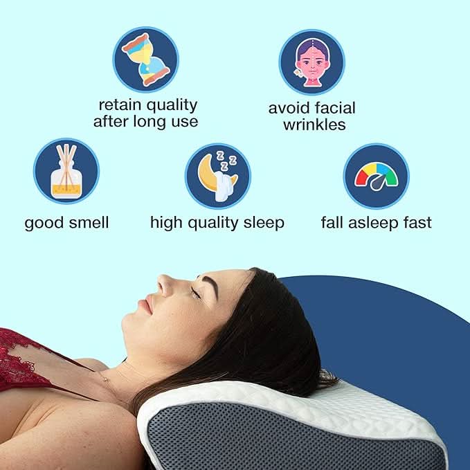 Ergonomisk Memory Foam Anti-Snorke Pude