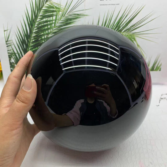 Obsidian Krystal Kule til Energi Rensning og Feng Shui