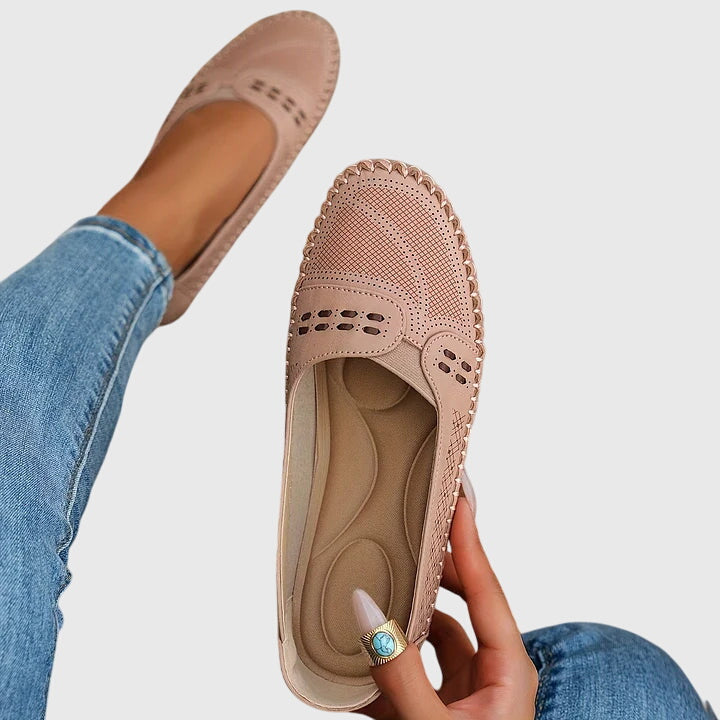 Petra | Dame Forår Perforerede Lette Loafers