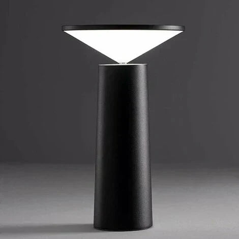 Dæmpbar Touch Sensor Bordlampe med 360° Rotation og Genopladeligt Batteri