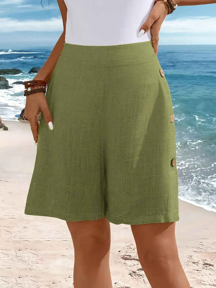 Whitney™ | Komfortable Shorts Med Knapper