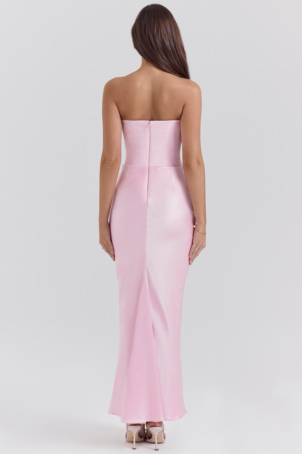 Camellia | Strapless Lace Evening Dress for Women - Perfect for Wedding Guests