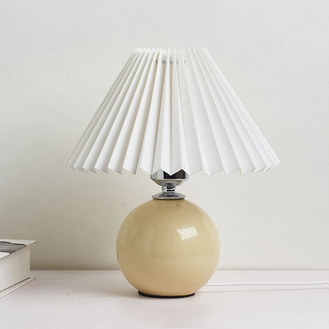 Moderne Keramisk Bordlampe i Flere Farver
