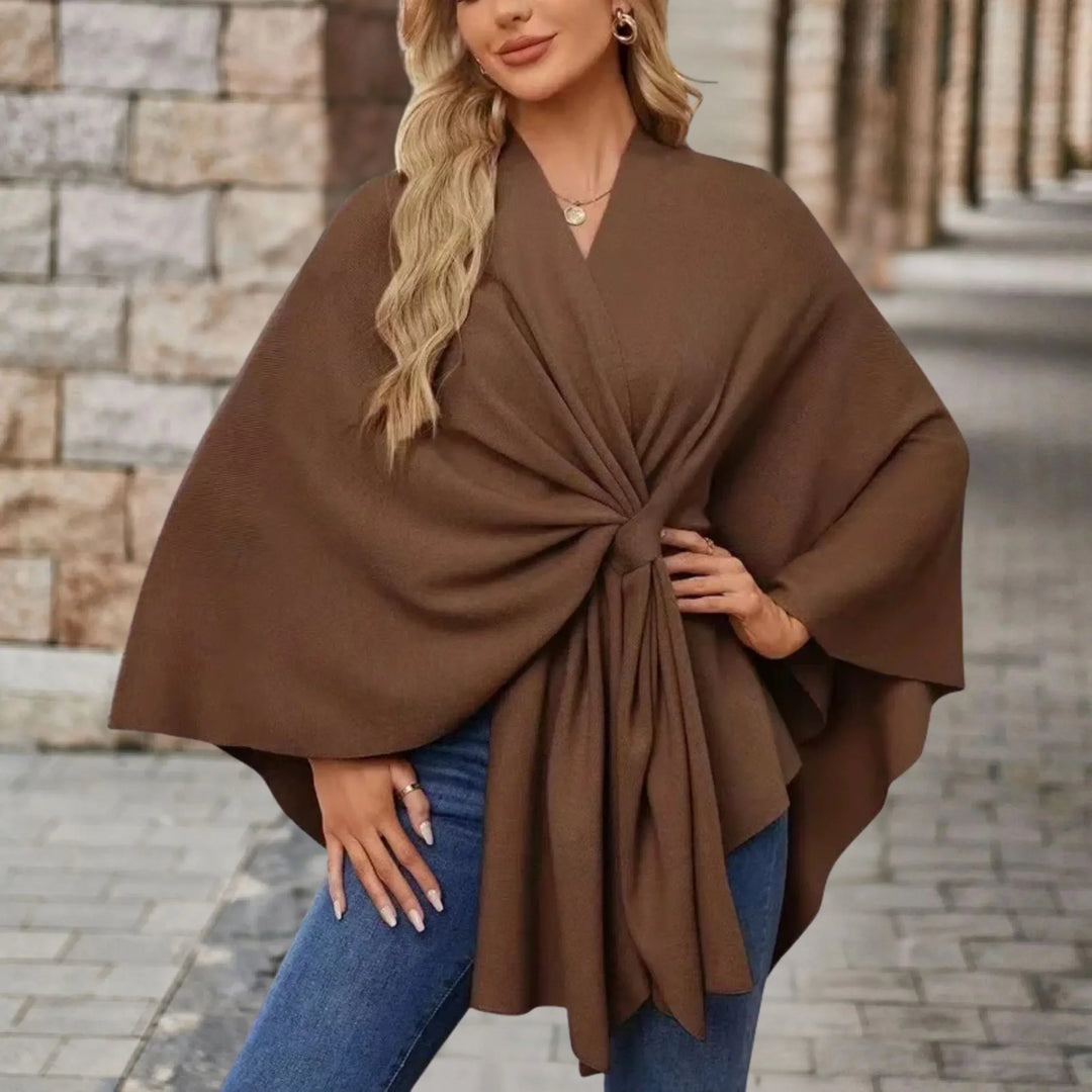 Briana™ | Elegant Draperet Poncho