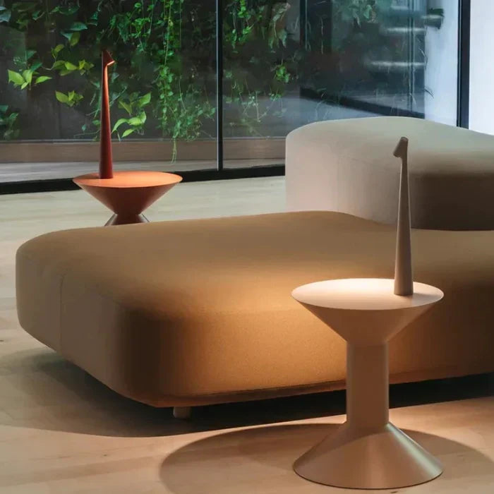Skulptureret Genopladelig Bordlampe med Justerbar Lysstyrke