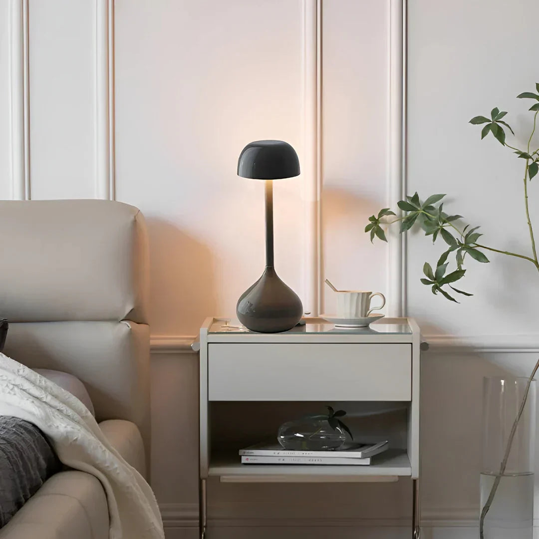 Trådløs Dæmpbar Svampe Bordlampe i Moderne Design