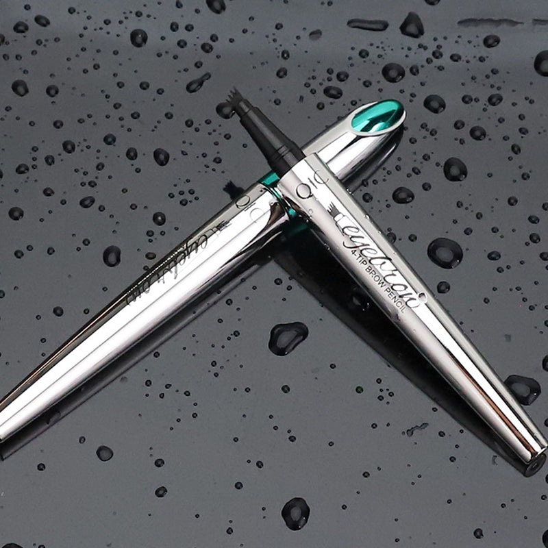 3D Vandtæt Microblading Øjenbrynsblyant med 4-Spids Design
