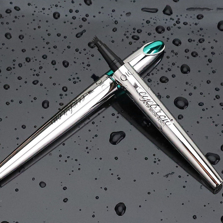 3D Vandtæt Microblading Øjenbrynsblyant med 4-Spids Design