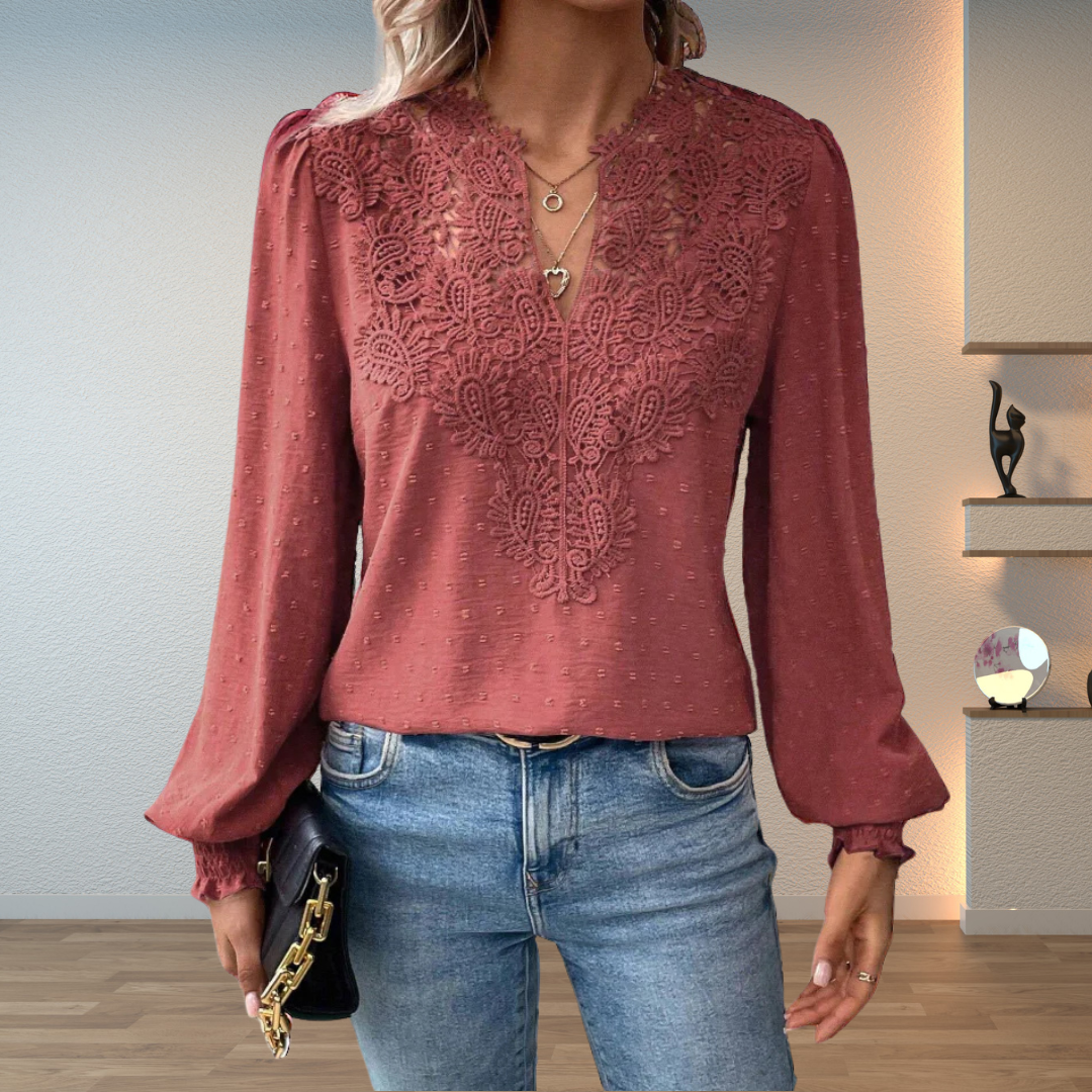 Colette™ | Letvægts, Elegant Bluse