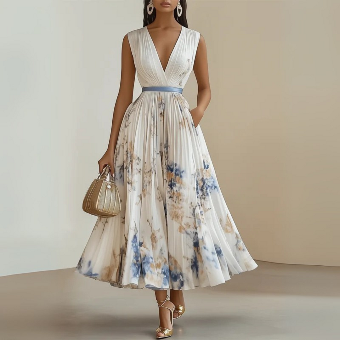 Maureen™ | Let og flowy sommer maxi kjole