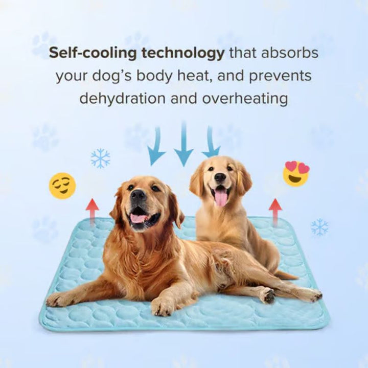 Gel-Fri Kølemåtte til Hunde - Komfortabel Sommer Pet Pad