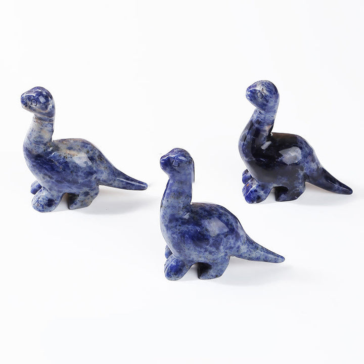 Naturlig Krystal Dinosaur Figurine 2,5 Tommer