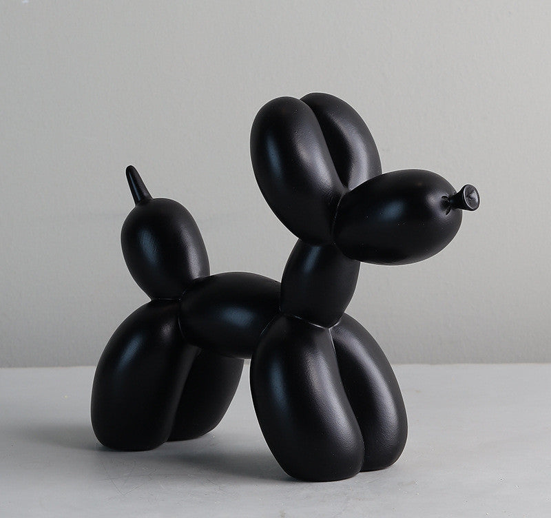 Håndlavet Skandinavisk Ballonhund Figurine i Resin