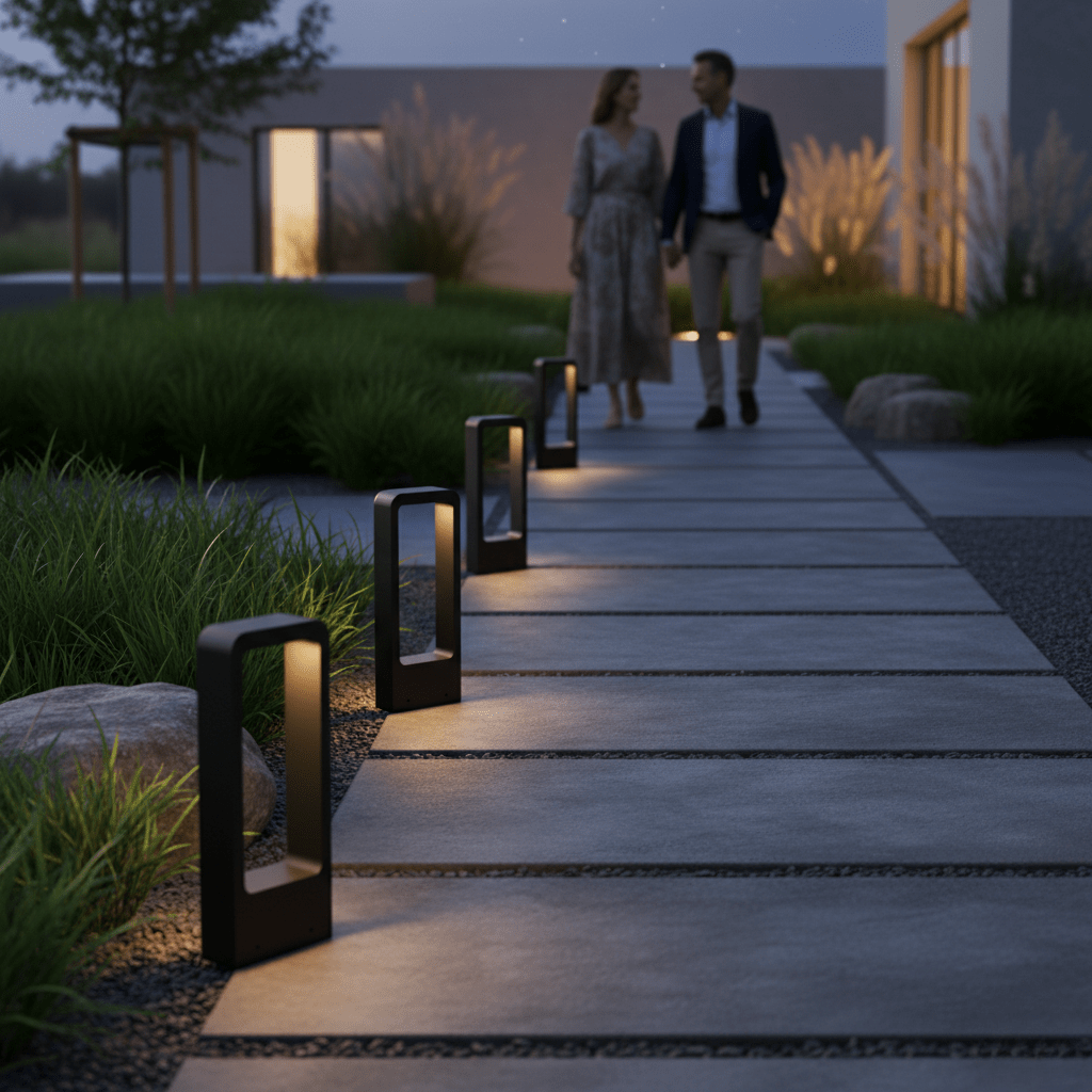 Vejrbestandig LED Jordlampe til Terrasse og Have